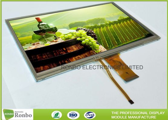 WSVGA 10.1 Inch Resistive Touch LCD Panel 1024 * 600 Resolution 50 Pin 0.5mm Pitch