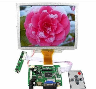 monitor LCD a 8 pollici anabbagliante dell'esposizione Ej080na-05a di 6bit 8bit TFT HD