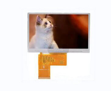 4.3" At043tn24 V.7 Resistivo touch screen Display Panel Grande temperatura