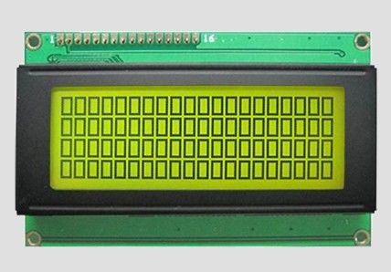 Carattere LCD 20 caratteri * 4 linee Modulo di visualizzazione Giallo Verde retroilluminazione Porta parallela 5v