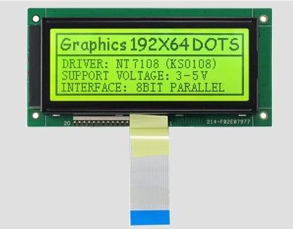 Modulo di visualizzazione LCD grafico di caratteri 192*64 130mm*65mm 5v/3.3v Modulo di visualizzazione dot matrix