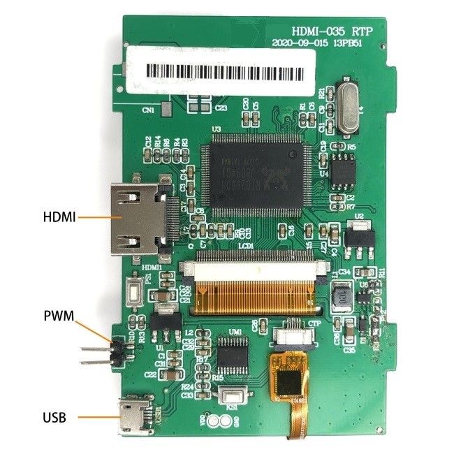 3.5Hdmi schermo LCD 320*480 Raspberry Pi Display Touch Control Capacitivo/Resistivo